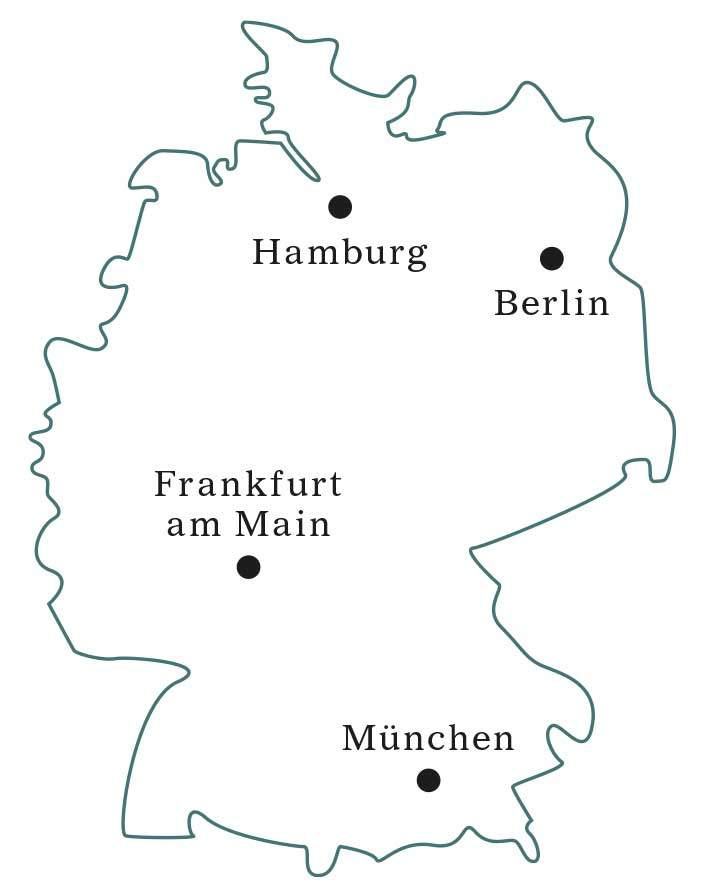 Becken-Gruppe-Standorte